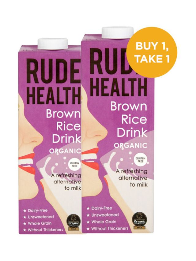 Rude Health Brown Rice Milk 1L [BBD 17 Mar 2022] (Buy 1, Take 1) edamama
